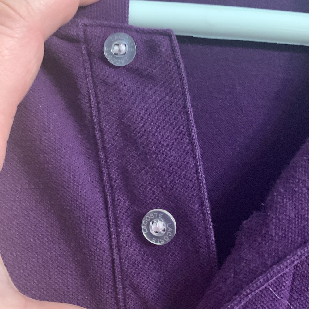Purple Lacoste Polo Shirt - Picture 8 of 8